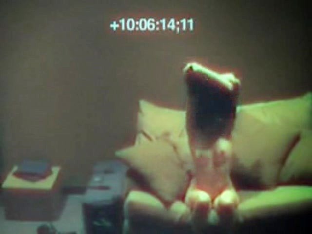 Hotel room with a security cam!